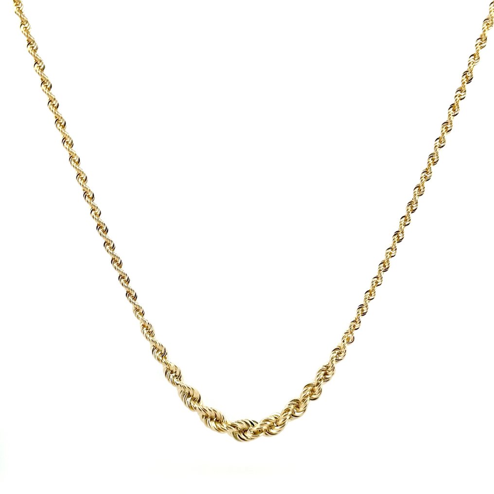 Collana Fune a scalare - 9.6 gr - 50 cm - 18 Kt - Necklace - 18 kt. Yellow gold #2.1