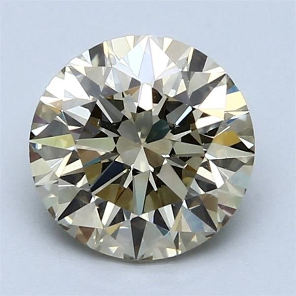 1 pcs Diamond (Natural coloured) 2 03 ct Round Fancy intense