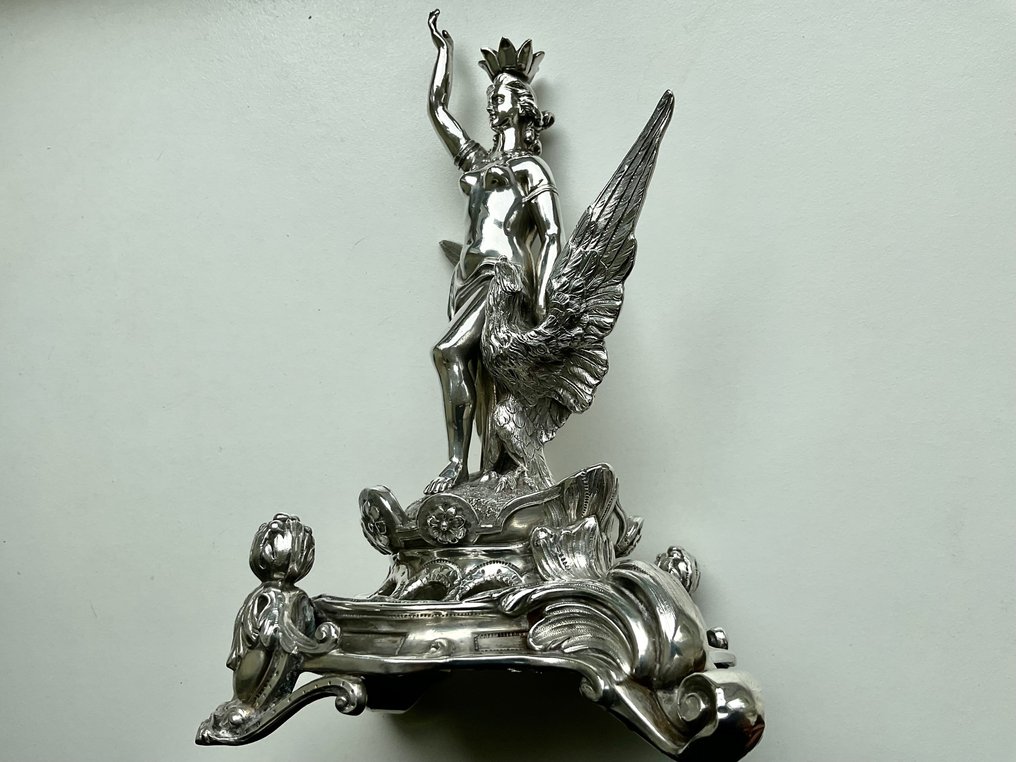Figur - Goddess with eagle - Sølv #3.2