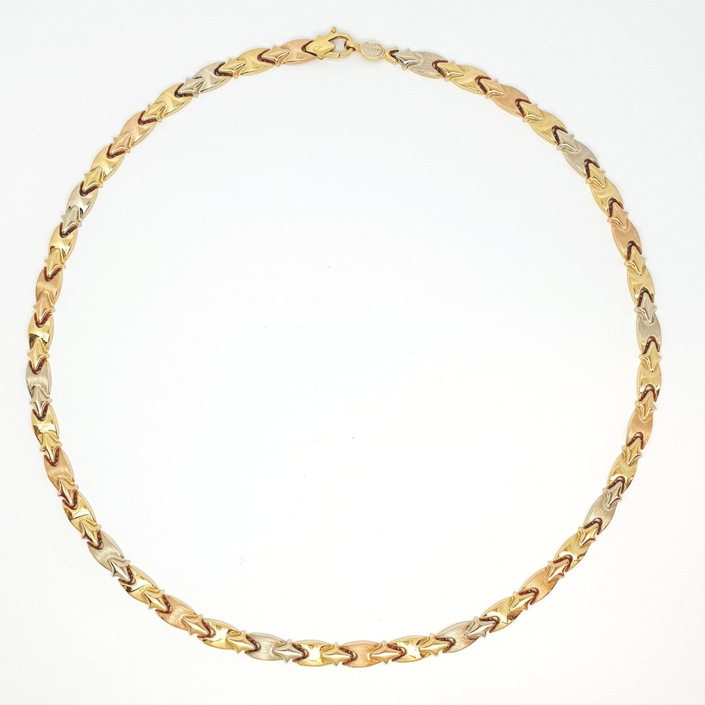 Graziella - Halskette - 18 kt Gelbgold, Roségold, Weißgold #1.1