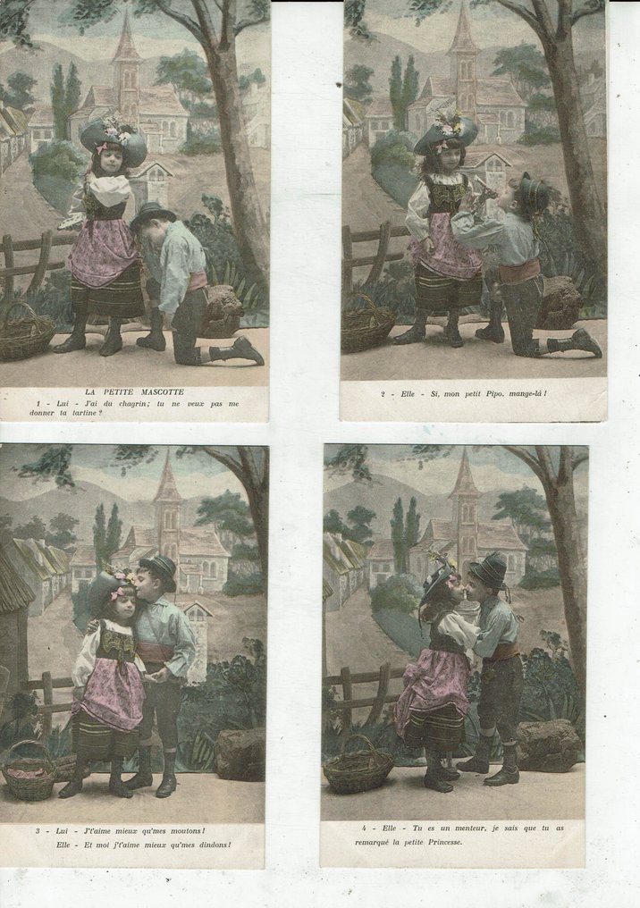 Fantasi, fantasier eksepsjonell mye av mer eller mindre 150 kort valgt med serier - Postkort (150) - 1904-1914 #1.2