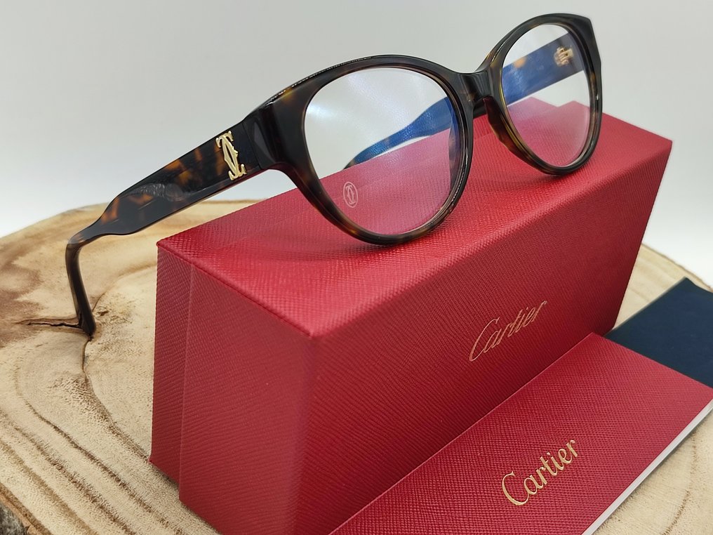 Cartier - Havana Transparent 100% genuine - 太阳镜 #3.1