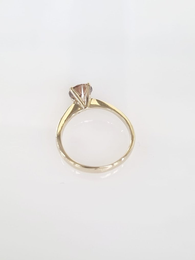 Inel de logodnă Aur galben -  1.01ct. tw. Diamant  (Natural) #2.1