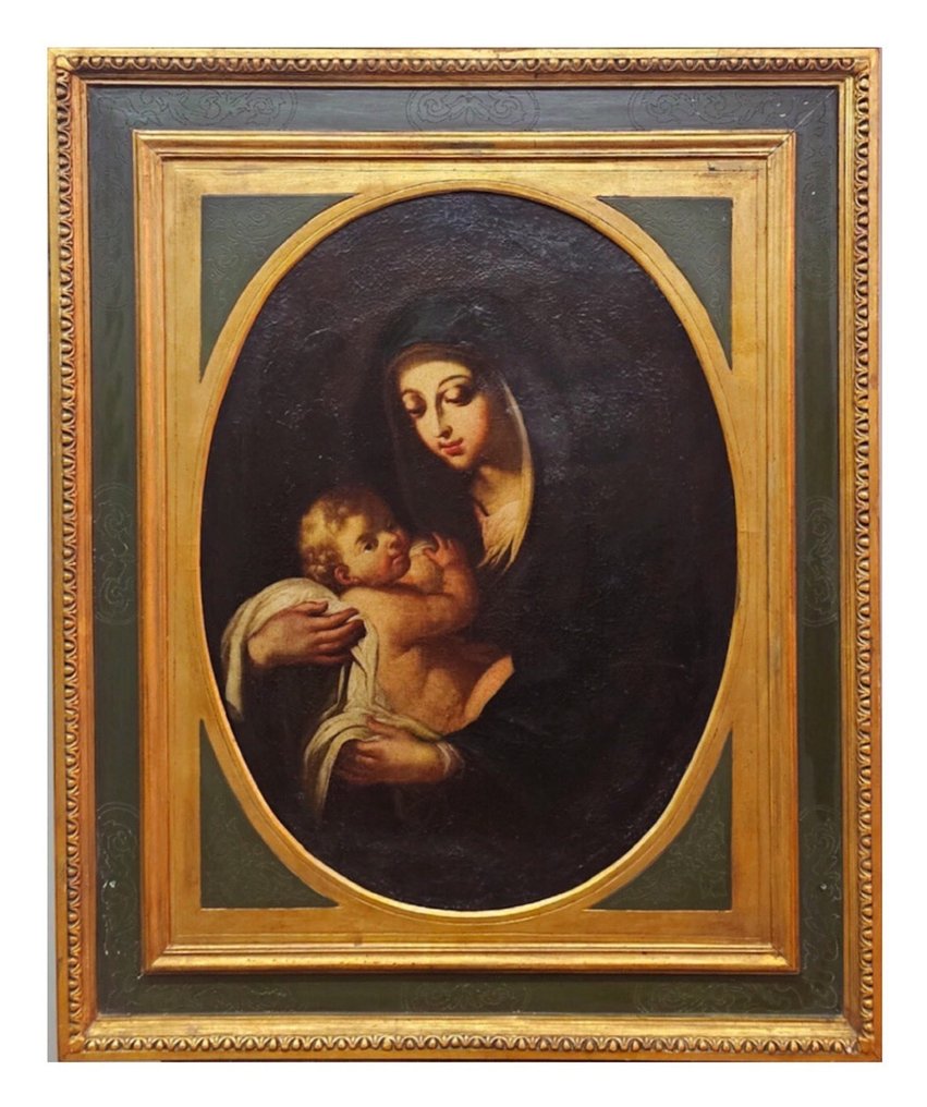 Escuela de Granada (XVII) - Virgen con el niño - NO RESERVE #2.1