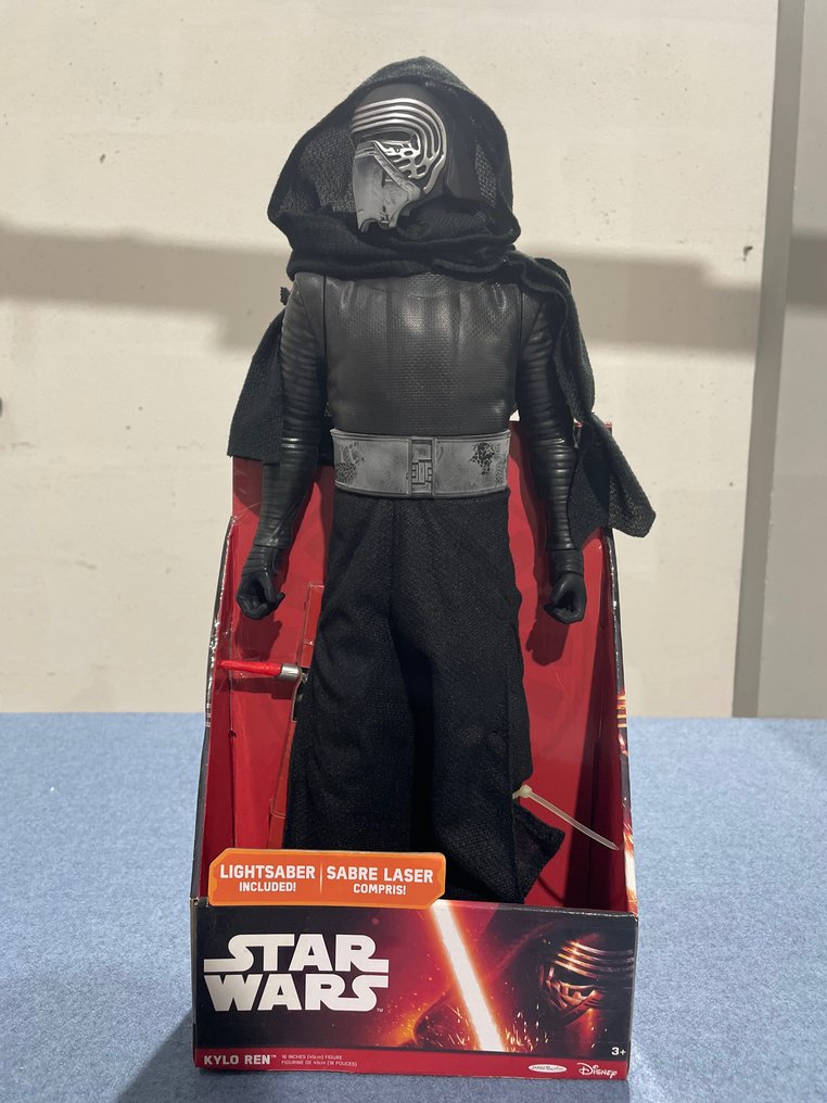 Figure - 4x Star Wars Figures (Darth Vader, Kylo Ren, Poe, Stormtrooper) - All 18 inches  (4) - Plastic #3.2
