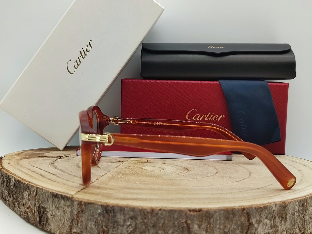 Cartier - Cartier Lumen Tortoise 100% genuine - Solglasögon #3.2