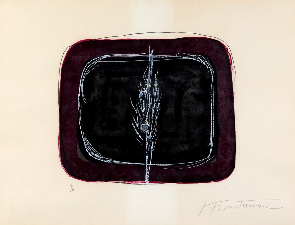 Lucio Fontana (1899-1968) - Senza titolo #1.1
