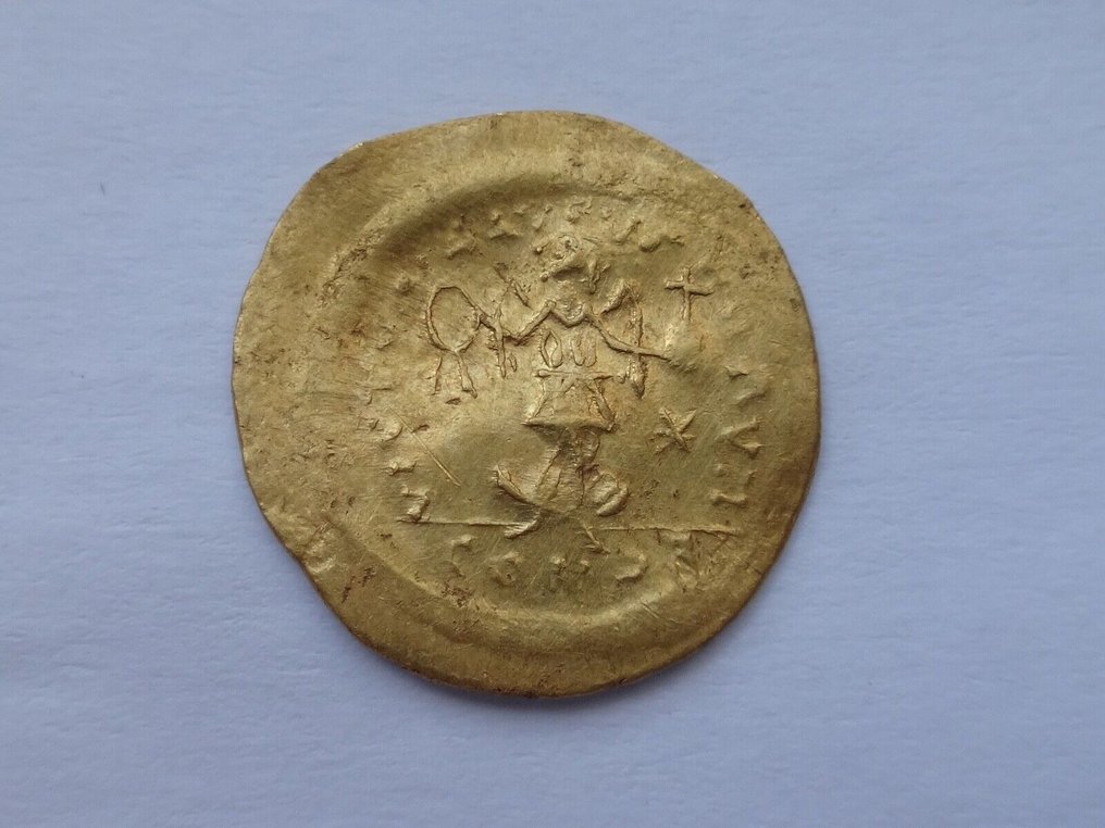 Det Byzantiske Rike. Justinian I (AD 527-565). Tremissis #2.2