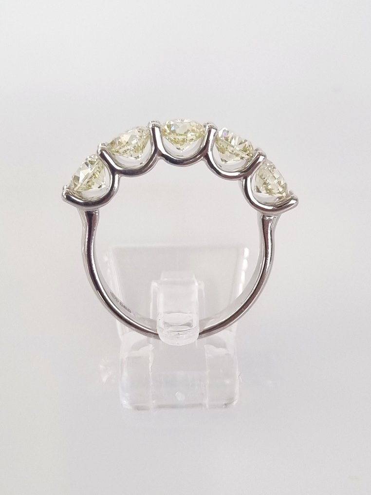 14 kt Weißgold - Ring - 2.57 ct Diamant #3.1