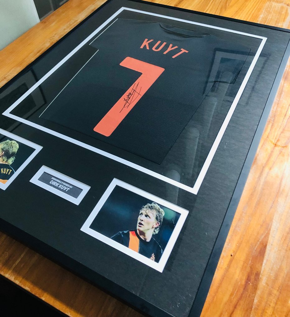 Nederlands Elftal - Dirk Kuyt - Hivatalos aláírt mez  #2.1