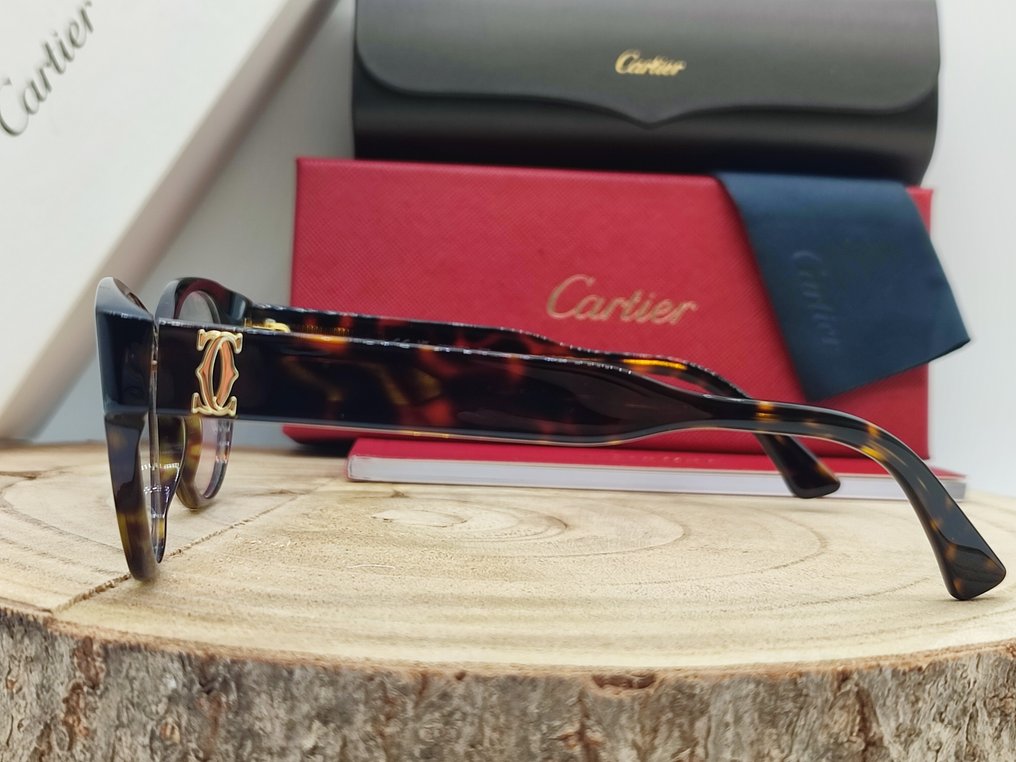 Cartier - Havana Transparent 100% genuine - Sunglasses #3.2