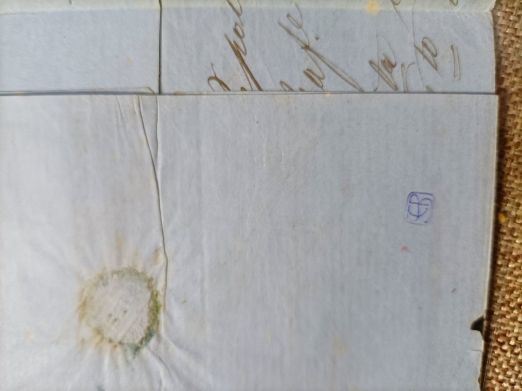 Italian antiikkivaltiot - Napoli 1860 - Kirje Napolin kuningaskunnalle - Sassone #3.1