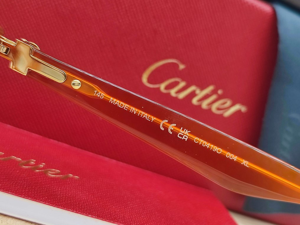 Cartier - Cartier Lumen Tortoise 100% genuine - 太阳镜 #3.1
