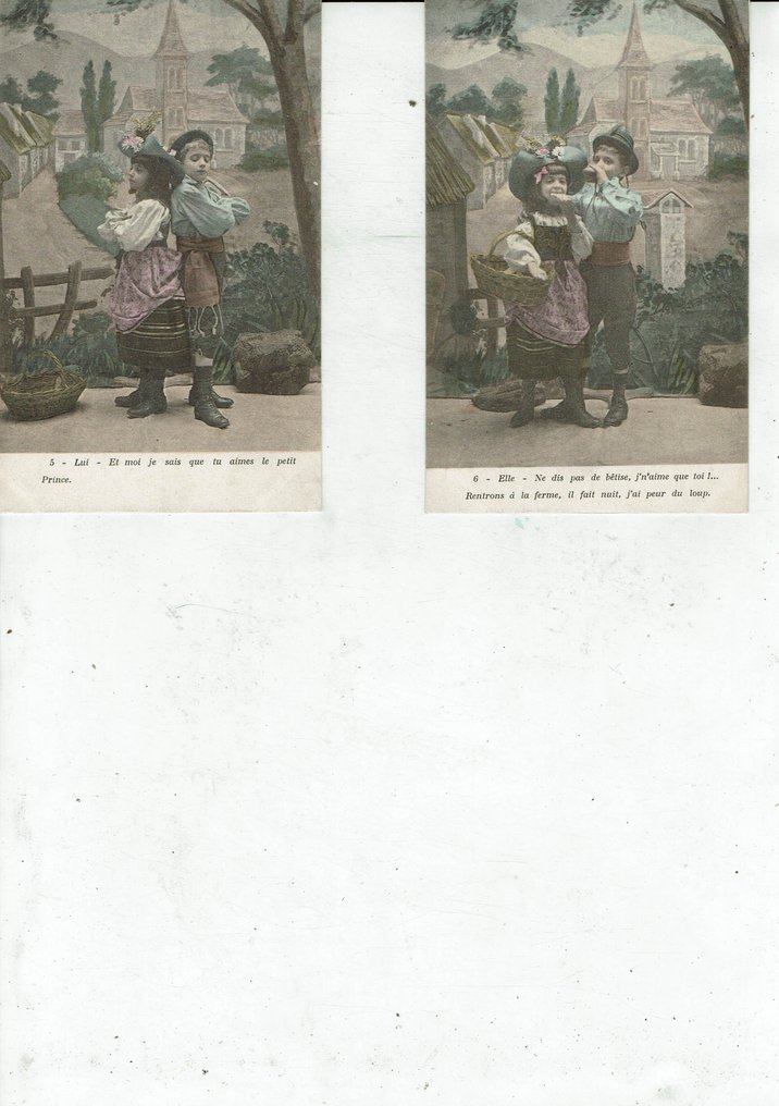 Fantasi, fantasier eksepsjonell mye av mer eller mindre 150 kort valgt med serier - Postkort (150) - 1904-1914 #2.1