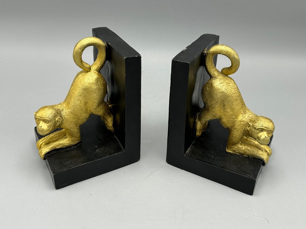 zeer decoratieve boekensteunen - Bookends - Polyester, Resin #4.3