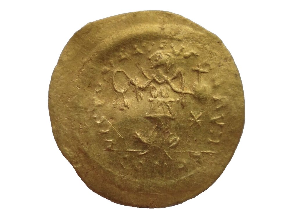 Impero bizantino. Giustiniano I (527-565 d.C.). Tremissis #3.2