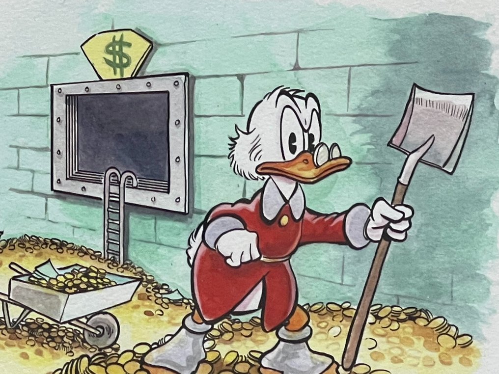 Patrick Block - Hard Labor - limited edition, framed, signed and numbered Scrooge giclée #1.0