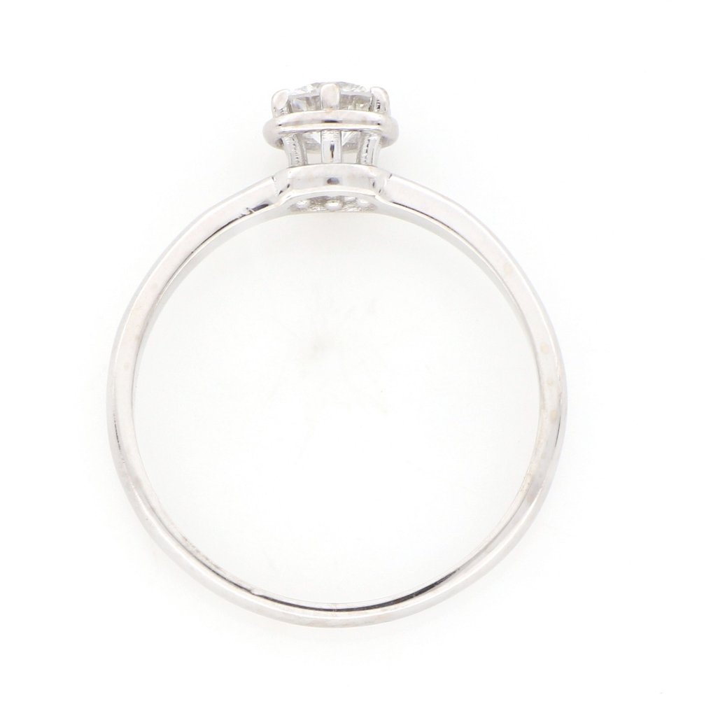 戒指 - 18K包金 白金 -  0.42ct. tw. 钻石 (天然)  #4.3