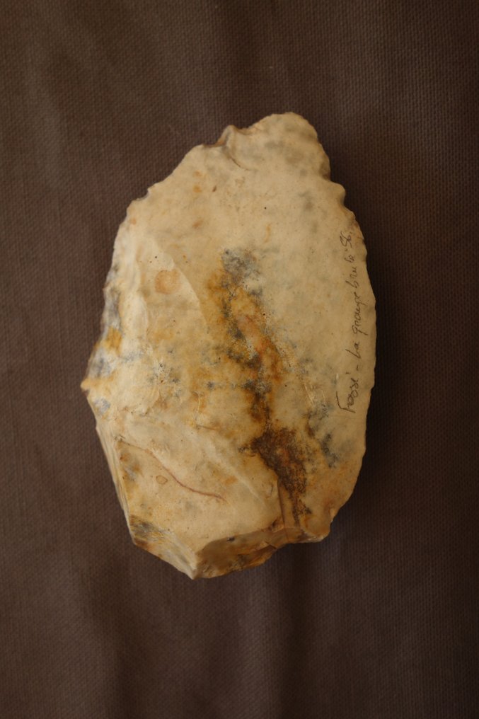 Neolithischen Feuerstein Arbeitswerkzeug - 11.5 cm #1.2