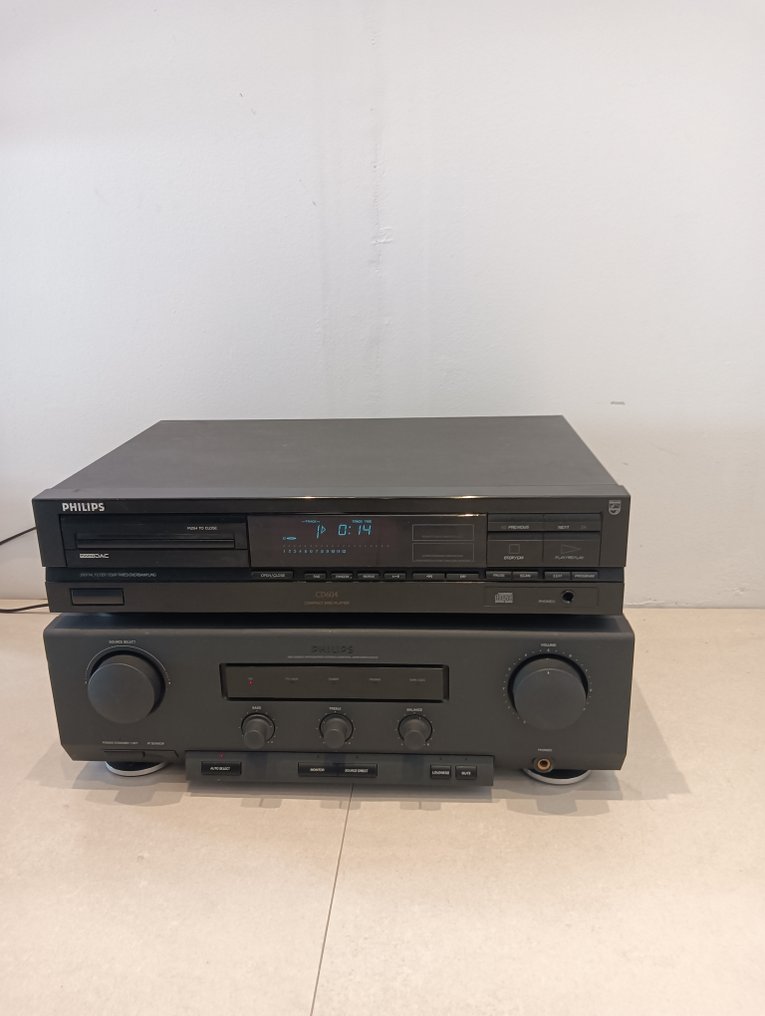 Philips - Amplificateur intégré à semi-conducteurs FA-910, lecteur CD CD-604 - Ensemble hi-fi #1.1