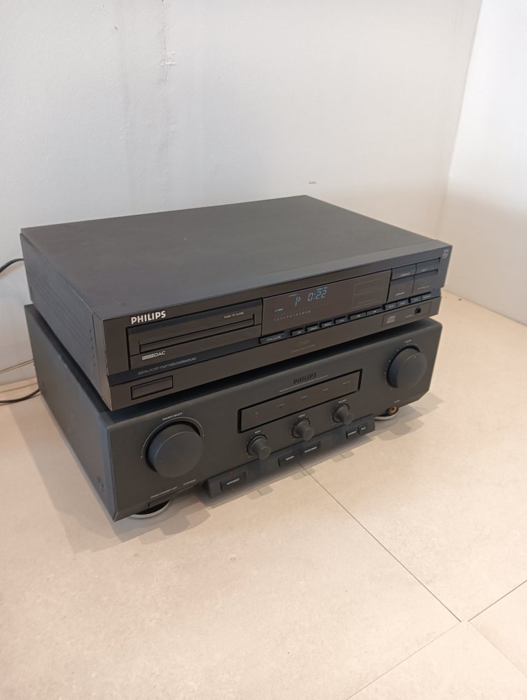 Philips - Amplificateur intégré à semi-conducteurs FA-910, lecteur CD CD-604 - Ensemble hi-fi #1.2