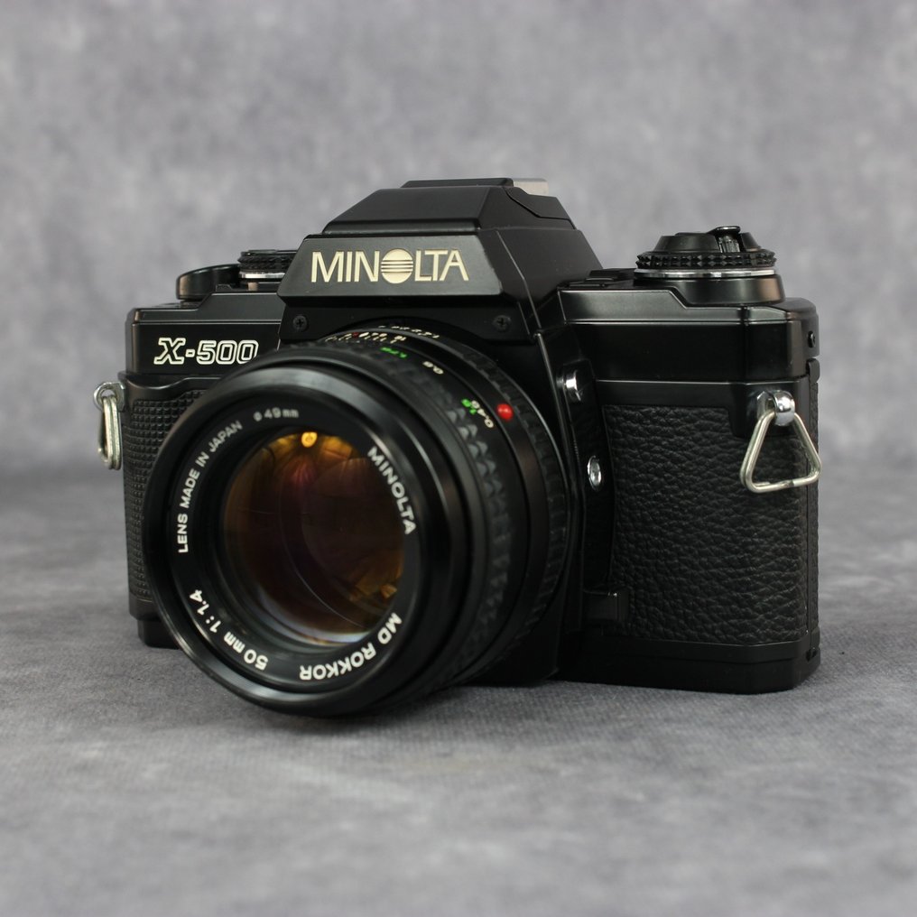 Minolta X-500 + MD 50mm 1:1.4 Analoginen kamera #1.1