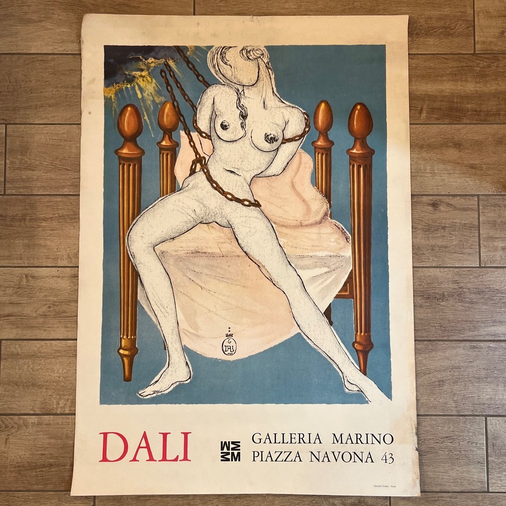 Salvador Dali, after - Cecile's Chastity, Galleria Marino Piazza Navona 43 - Années 1960 #1.1