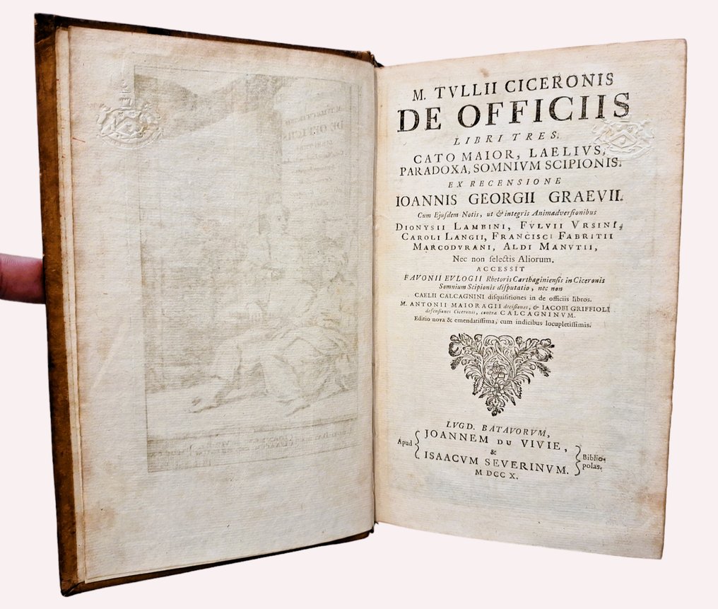 Cicero / Graevius - De Officiis - 1710 #1.3