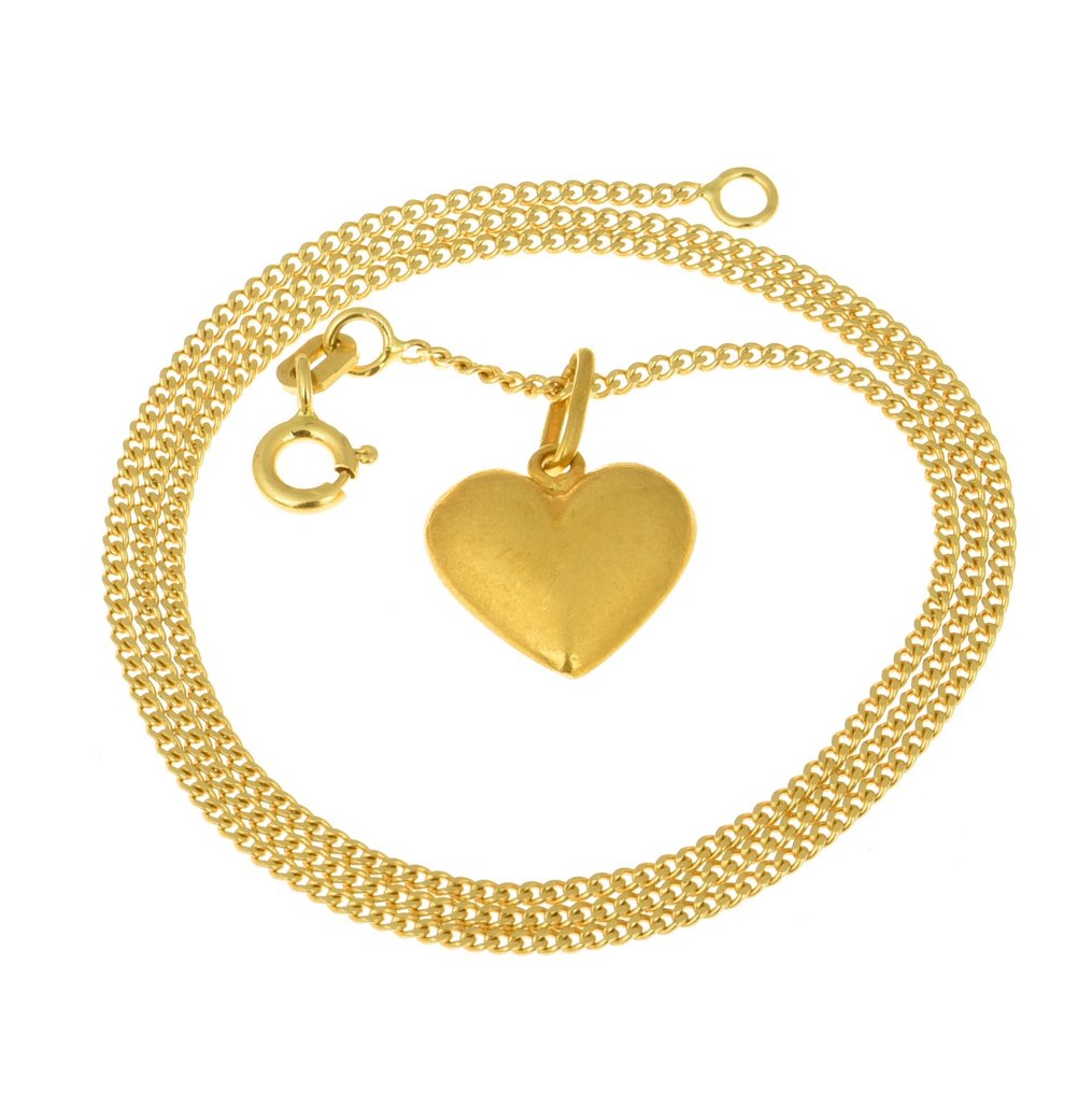Necklace with pendant - 18 kt. Yellow gold  #1.1