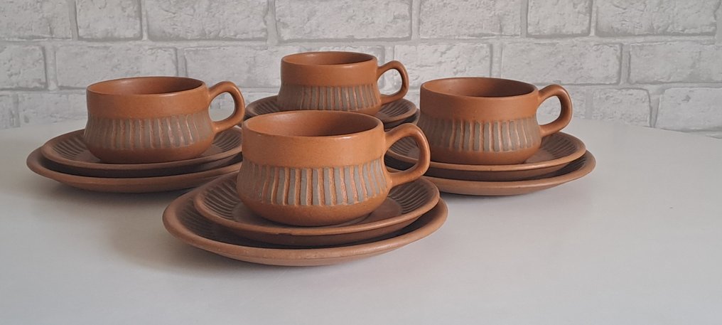 Upsala Ekeby Gefle - Berit Ternell - Kaffe og te service (12) - Cuba - Keramik #1.1