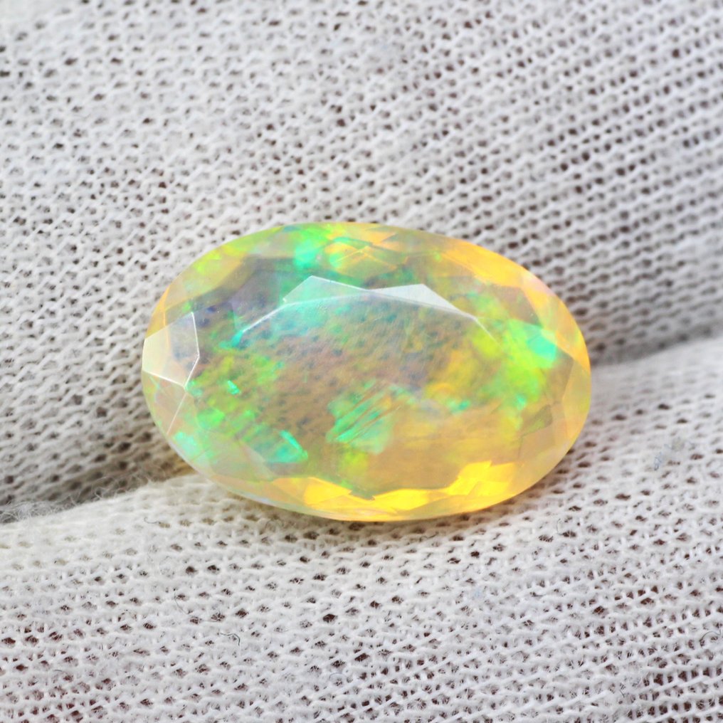 Play Of Colors Oranssi leikkaus Opaali - 3.49 ct #1.1
