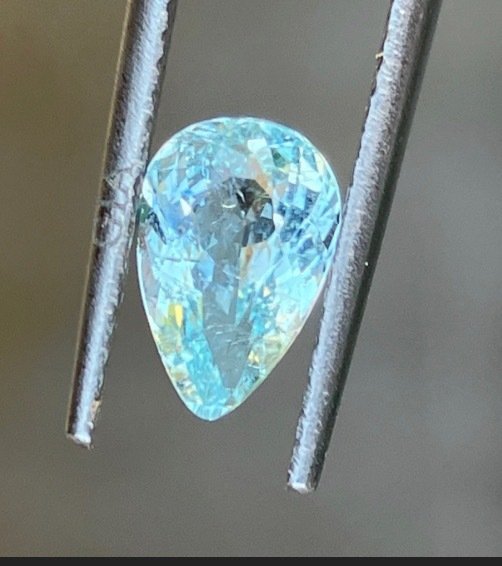 1 pcs  绿色, 蓝色 帕拉伊巴碧玺  - 1.24 ct #1.0