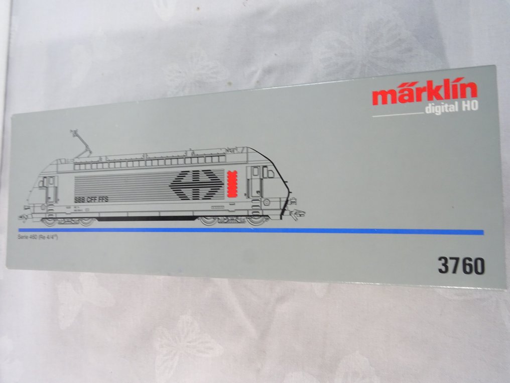 Märklin H0 - 3760 - Electric locomotive (1) - Re 4/4 Series 460 040-9, digital, red - SBB CFF FFS #2.2
