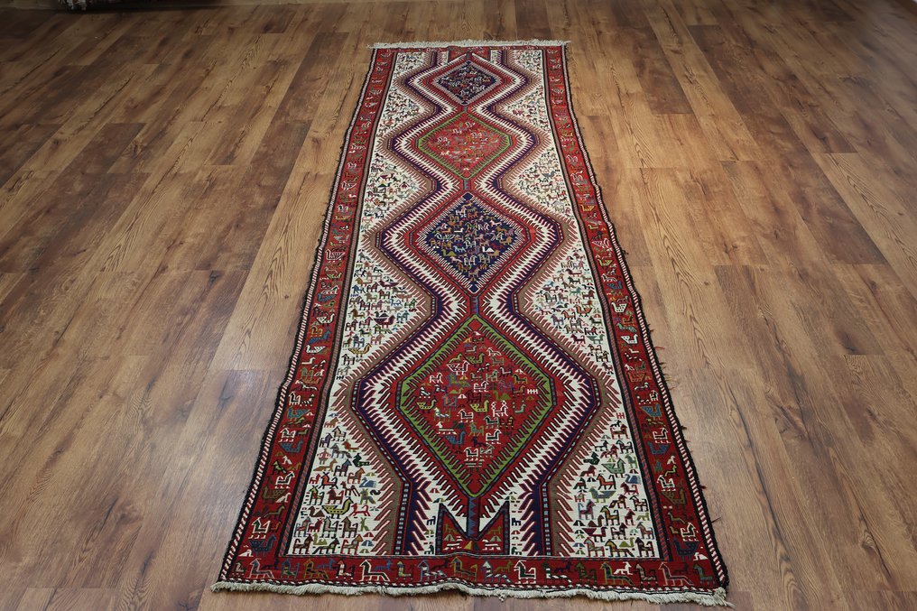 萨赫萨万 伊朗 - 地毯 - 355 cm - 102 cm #2.1