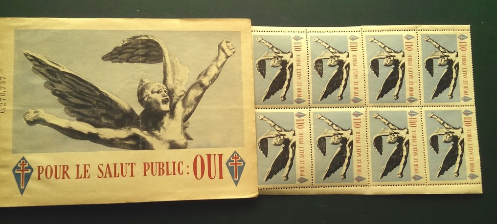 Frankrijk 1948/1948 - VOOR OPENBARE REDDING: JA - Compleet stickerboek #3.1