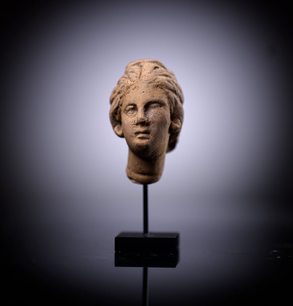 Antico Greco testa femminile - 5 cm #1.2