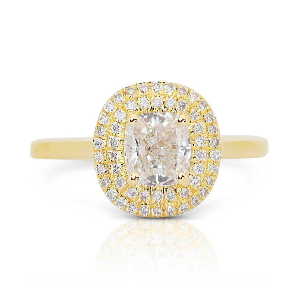 Gyűrű - 18 kt. Sárga arany -  1.78 tw. Gyémánt  (Természetes) - Gyémánt #1.1