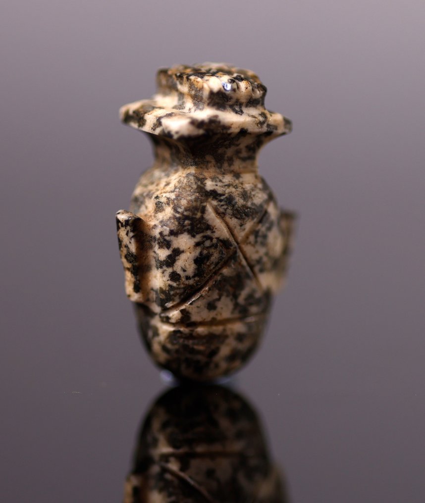 Egiptul Antic Granit amuleta inimii - 2.8 cm #2.1