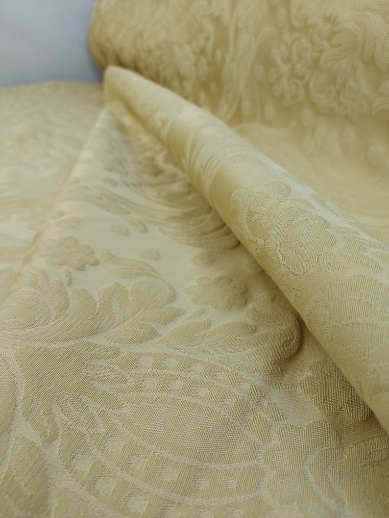 Most elegant San Leucio double width in high grammage gold - Upholstery fabric - 300 cm - 140 cm #2.1