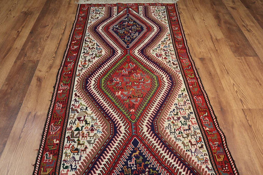 萨赫萨万 伊朗 - 地毯 - 355 cm - 102 cm #3.2