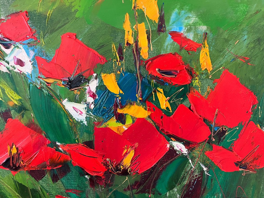Gagik Manoukian (1952) - Field of poppies 1 #2.1