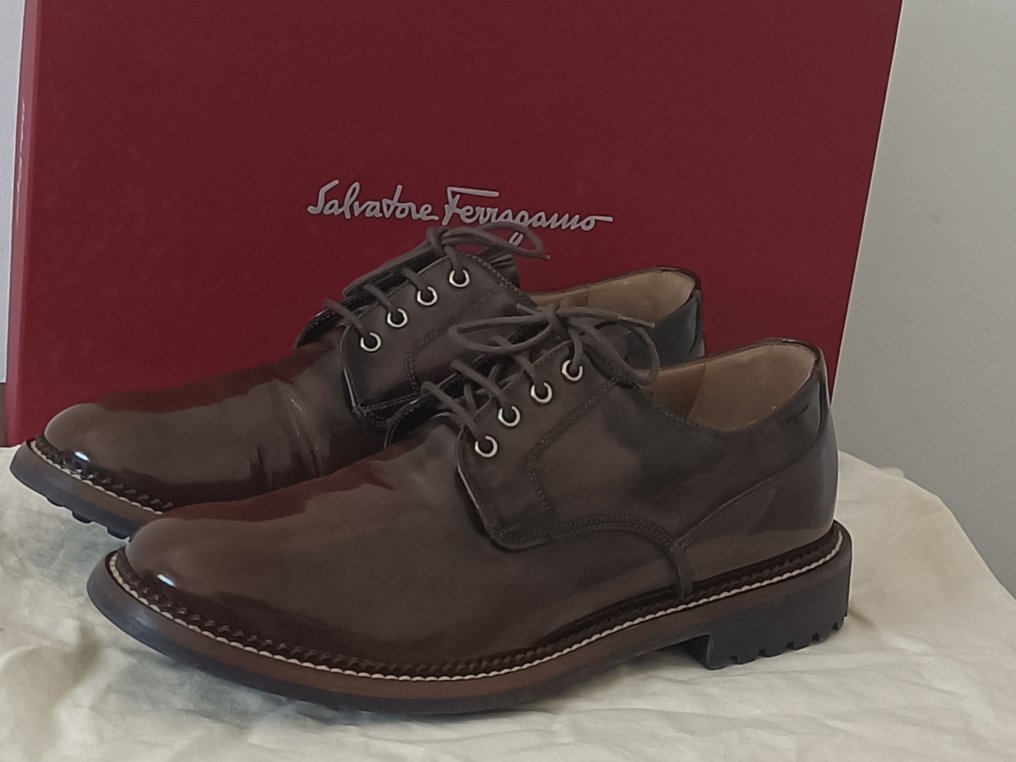 Salvatore Ferragamo - Zapatos con cordones - Tamaño: Shoes / EU 38 #2.1