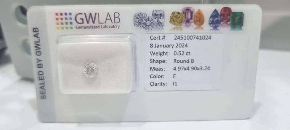 Diamant  - 0.52 ct - I1 #1.1