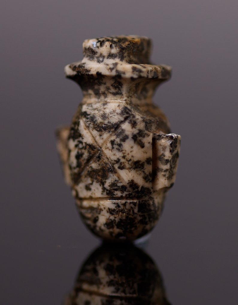 古埃及 花崗岩 心護身符 - 2.8 cm #1.2