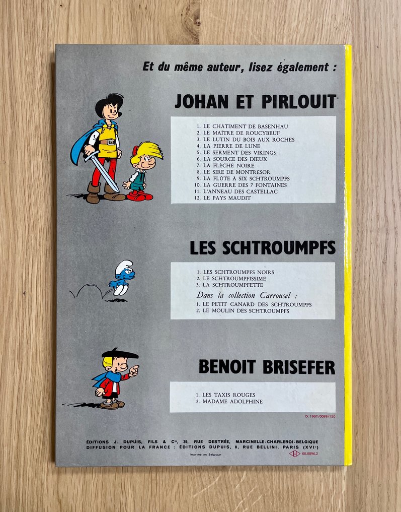 Johan et Pirlouit T6 - le Source des Dieux - C - 1 Album - 再版 - 1967 #1.2