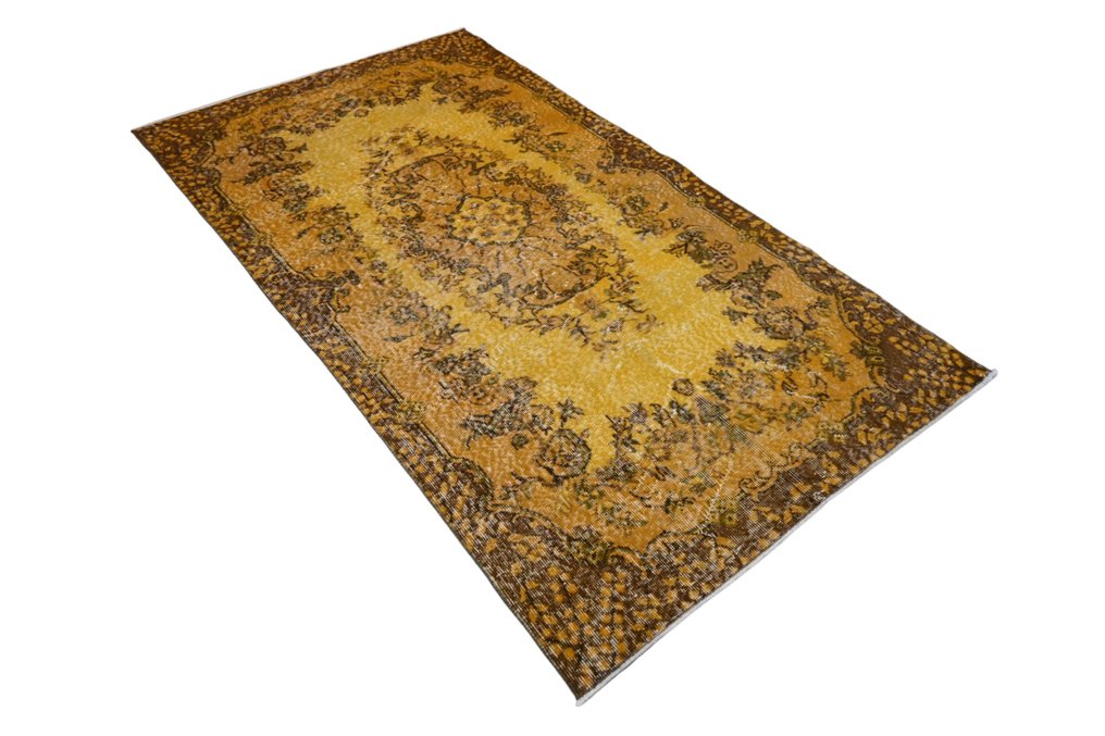 黄色复古 - 小地毯 - 205 cm - 115 cm - 有证书 #2.1