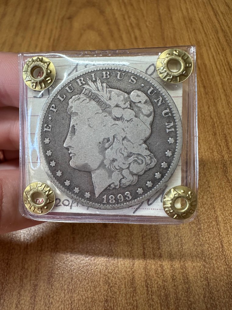 Ηνωμένες Πολιτείες. Morgan Dollar 1893-O KEY DATE! #1.1