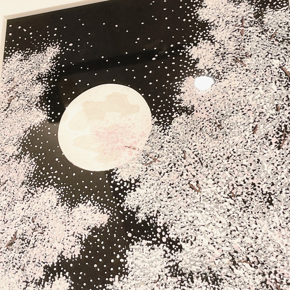 Woodblock print #18 - Oboro おぼろ - Kyoto's four seasons by an artist who loves Kyoto - Teruhide Kato 加藤晃秀 (1936年～2015年） - Japão #1.2