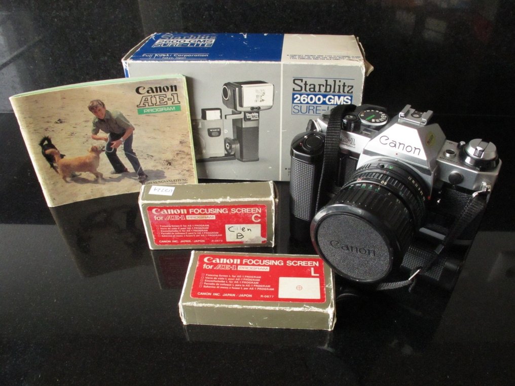 Canon AE-1 Program + FD 35-70mm + acc. | Analoginen kamera #1.1