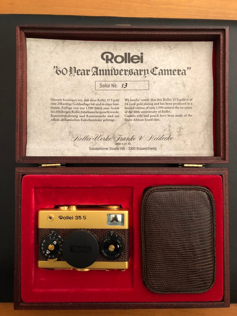 Rollei Rollei 35/S Gold Edition serial number "13" | Analoge compactcamera #1.1